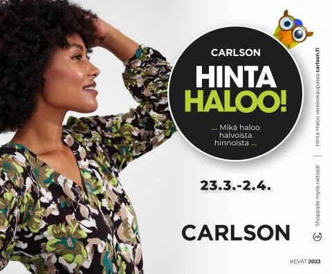 Carlson -luettelo, Helsinki | Hinta Haloo! | 17.3.2023 - 2.4.2023