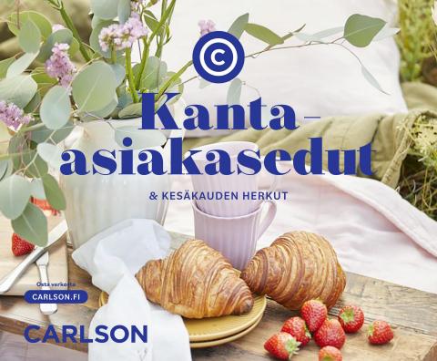 Carlson -luettelo, Vantaa | Carlson Kanta-asiakasedut | 30.5.2023 - 18.6.2023