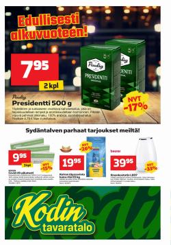Tarjouksia yritykseltä Supermarket kaupungissa Kodin Tavaratalo lehtisiä ( 5 päivää jäljellä)