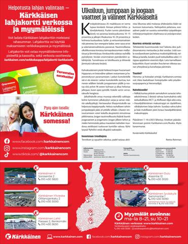 Kärkkäinen -luettelo, Oulu | Kärkkäinen tarjoukset | 14.3.2023 - 28.3.2023