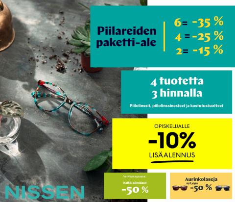 Terveys ja Optiikka tarjousta, Hämeenlinna | Tarjoukset de Nissen | 28.3.2022 - 31.5.2022