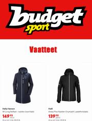 Budget Sport -luettelo | Vaatteet | 16.3.2023 - 15.4.2023