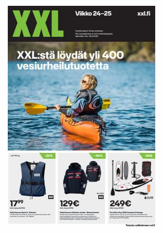XXL -luettelo, Vantaa | Vesiurheilukuvasto | 13.6.2022 - 26.6.2022