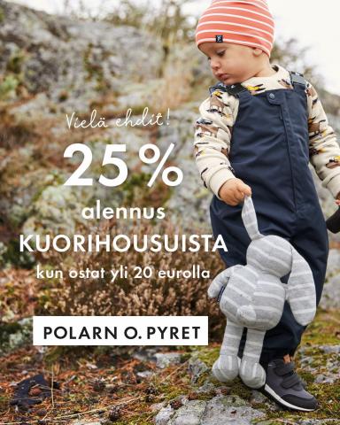Polarn o. Pyret -luettelo, Turku | Oletko jo tutustunut mahtaviin kuorivaatteisiimme? | 20.3.2023 - 31.3.2023