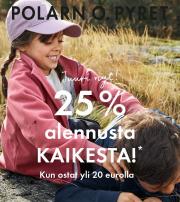 Polarn o. Pyret -luettelo | 25% alennusta Kaikesta! | 28.5.2023 - 28.6.2023