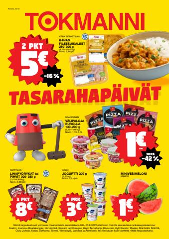 Supermarket tarjousta, Tampere | Ruokasanomat de Tokmanni | 8.8.2022 - 10.8.2022