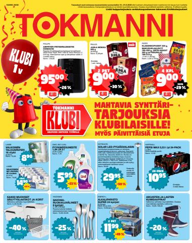 Tokmanni -luettelo, Helsinki | Tarjoussanomat | 15.8.2022 - 21.8.2022