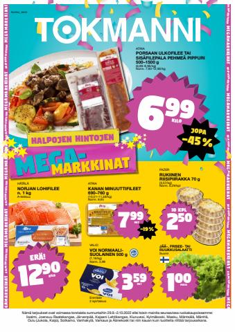 Supermarket tarjousta, Hyvinkää | Ruokasanomat de Tokmanni | 29.9.2022 - 2.10.2022