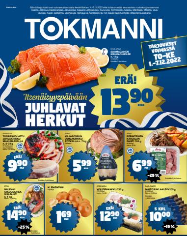 Tokmanni -luettelo, Tampere | Ruokasanomat | 1.12.2022 - 7.12.2022