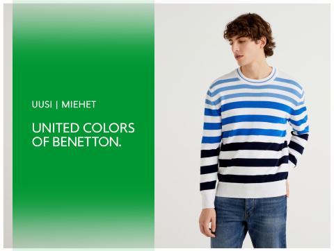 United Colors of Benetton -luettelo, Helsinki | Uusi | Miehet | 13.7.2022 - 13.9.2022