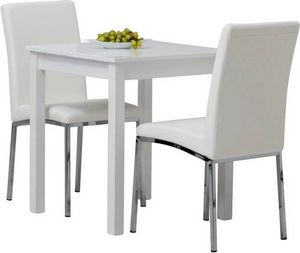 Saana & Block ruokaryhmä (1+2), valkoiset tuolit tuote hintaan 199€ liikkeestä MASKU