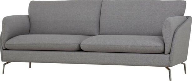 Ugo 3-istuttava sohva, vaalean harmaa -tarjous hintaan 595€