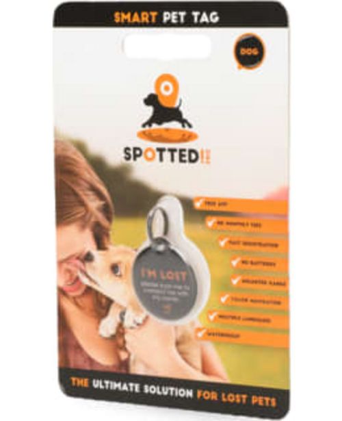 Spotted! Pro Tunnistusmerkki Koiralle -tarjous hintaan 3,87€