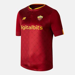 AS Roma Home Short Sleeve Jersey tuote hintaan 80€ liikkeestä New Balance