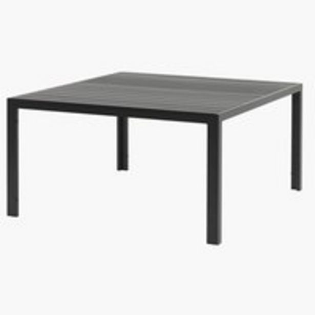 Pöytä JERSORE L140xP140 musta -tarjous hintaan 250€