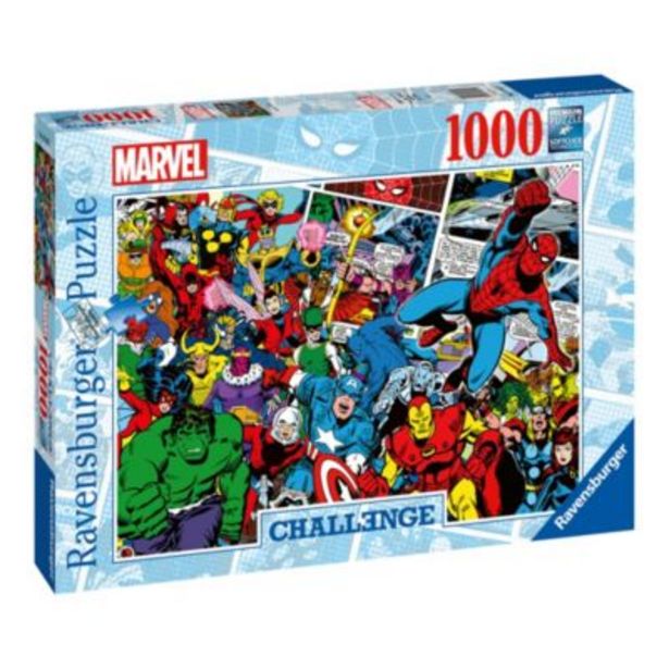 Ravensburger Marvel Challenge 1000 Piece Puzzle -tarjous hintaan 10€
