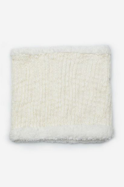 Knitted snood with faux shearling -tarjous hintaan 9,99€