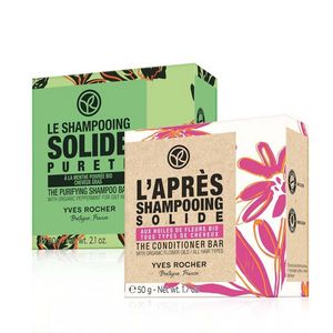 Solid Purifying Shampoo & Conditioner tuote hintaan 25,8€ liikkeestä Yves Rocher