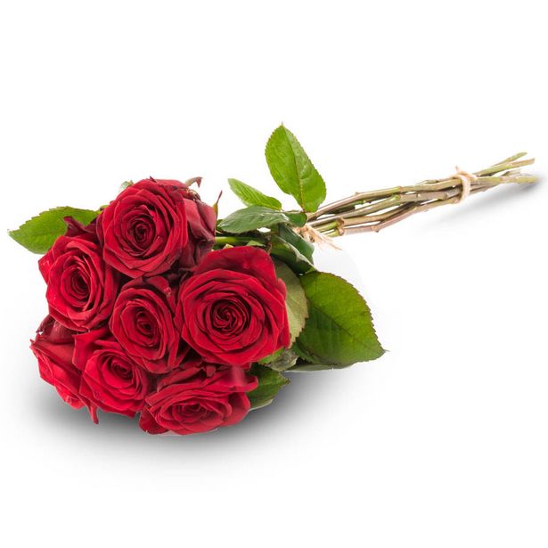 Seitsemän punaista ruusua -tarjous hintaan 62€