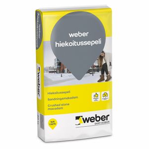 Hiekoitussepeli 3-6 mm Weber tuote hintaan 5,49€ liikkeestä Byggmax