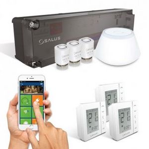 Smart-ohjaus 3 termostaattia Flooré tuote hintaan 629€ liikkeestä Byggmax