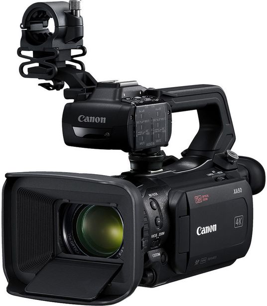 Canon XA50 -videokamera -tarjous hintaan 2373,9€