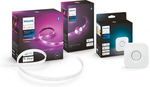 Philips Hue LightStrips Plus -valonauha, Bluetooth, 2m + 1 m jatko ja Hue Silta -tuotepaketti Gaming tuote hintaan 119,99€ liikkeestä Verkkokauppa