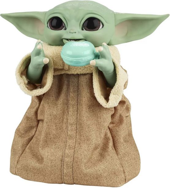 Star Wars Baby Yoda Galactic Snackin' Grogu -interaktiivinen hahmo -tarjous hintaan 89,9€