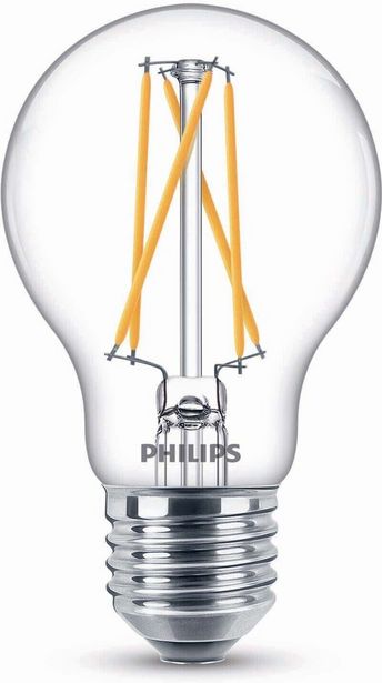 Philips Warm Glow LED -lamppu, E27, 2700 K, 806 lm, CRI 90 -tarjous hintaan 7,9€