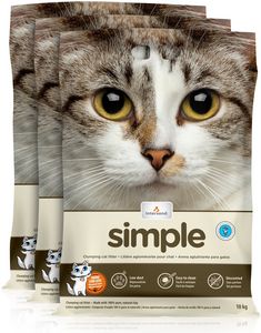 Simple unscented -kissanhiekka, 10 kg, 3-PACK tuote hintaan 24,99€ liikkeestä Verkkokauppa