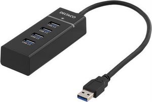 Deltaco UH-475, 4-porttinen USB 3.1 -hubi tuote hintaan 17,99€ liikkeestä Verkkokauppa