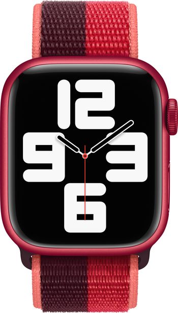 Apple Watch 41 mm punainen (PRODUCT)RED Sport Loop -ranneke -tarjous hintaan 48,9€