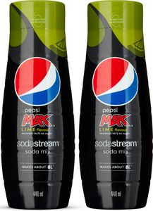 Sodastream Pepsi Max Lime 440 ml -virvoitusjuomatiiviste, 2-PACK tuote hintaan 14,9€ liikkeestä Verkkokauppa