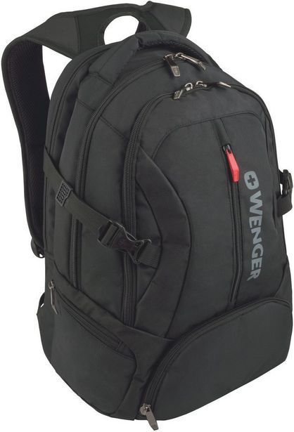 Wenger Transit Backpack -reppu 16" kannettavalle tietokoneelle, musta -tarjous hintaan 79,99€