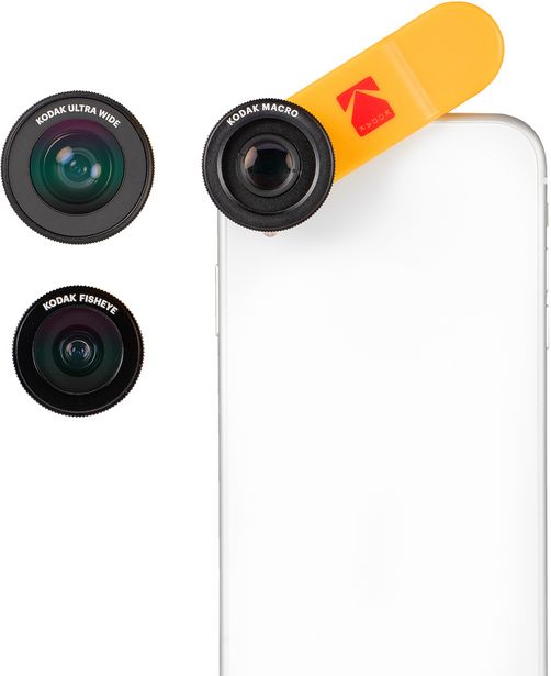 Kodak Smartphone 3-in-1 Lens Set -linssisarja puhelimeen -tarjous hintaan 19,9€