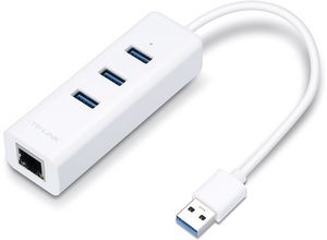 TP-LINK UE330 USB 3.0 -hubi ja gigabit ethernet -sovitin tuote hintaan 27,99€ liikkeestä Verkkokauppa