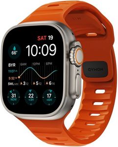 Nomad Sport Strap -ranneke, Apple Watch 49 / 45 / 44 / 42 mm, ultraoranssi tuote hintaan 74,99€ liikkeestä Verkkokauppa