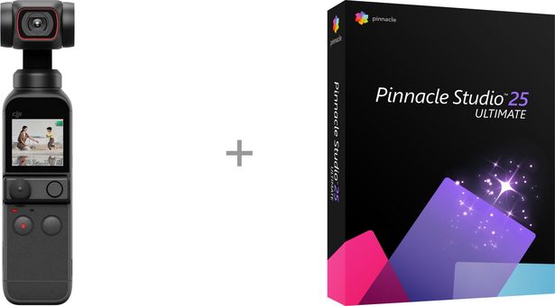 DJI Pocket 2 -videokamera + Pinnacle Studio 25 Ultimate -tarjous hintaan 439,8€