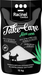 Racinel Comfort Take Care Aloe Vera -kissanhiekka, 15 kg tuote hintaan 14,99€ liikkeestä Verkkokauppa