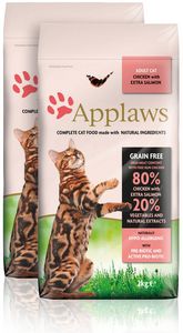 Applaws Adult Chicken & Salmon -viljaton kissanruoka, 2 kg, 2-PACK tuote hintaan 23,99€ liikkeestä Verkkokauppa