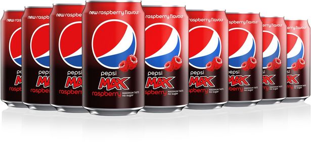 Pepsi Max Raspberry -virvoitusjuoma, 330 ml, 24-PACK -tarjous hintaan 24,99€