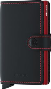 Secrid Matte Miniwallet -lompakko, musta/punainen tuote hintaan 59,99€ liikkeestä Verkkokauppa