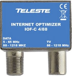Teleste IOFC4-88 TV / Data -jaotin, televisio ja kaapelimodeemikäyttöön tuote hintaan 19,99€ liikkeestä Verkkokauppa