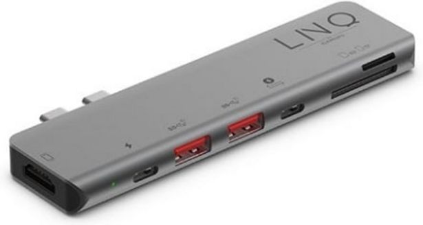 LINQ 7 in 2 PRO USB-C Macbook Multiport Hub (2nd Gen) -adapteri -tarjous hintaan 89,9€