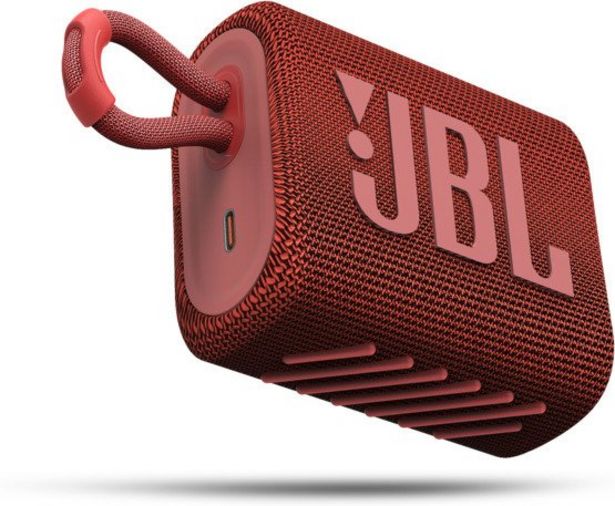 JBL Go 3 -Bluetooth-kaiutin, punainen -tarjous hintaan 29€