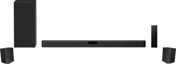 LG SN4R 4.1 Soundbar -äänijärjestelmä langattomalla subwooferilla ja takakaiuttimilla -tarjous hintaan 199,9€