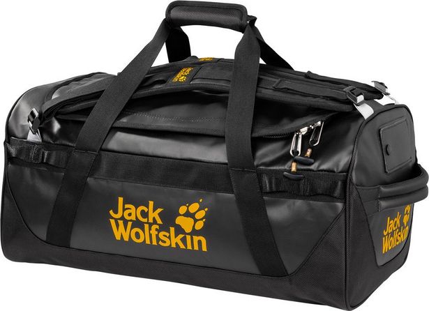 Jack Wolfskin Expedition Trunk 40 -duffelkassi, musta -tarjous hintaan 109,99€