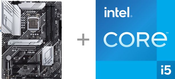 Intel Core i5-11600K -prosessori ja Asus PRIME Z590-P emolevy tuotepaketti -tarjous hintaan 429,9€