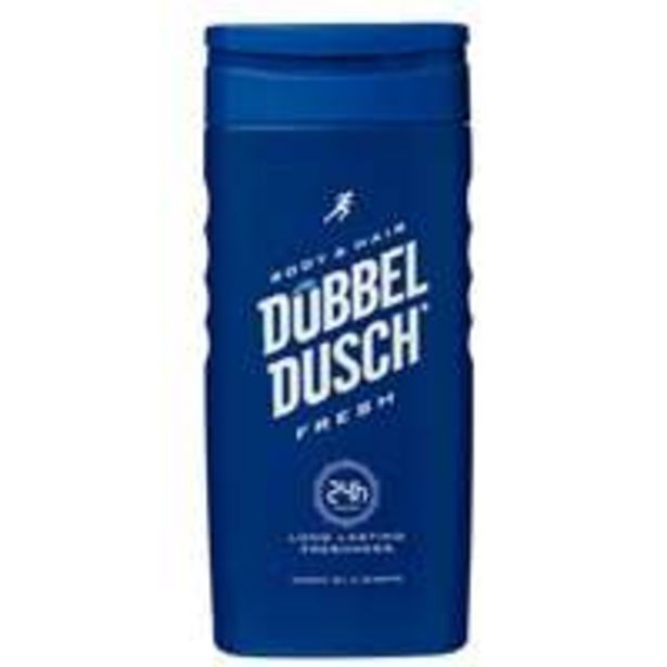 Suihkugeeli & shampoo Dubbeldusch -tarjous hintaan 1,49€