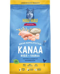 Hhc Kanaa, Riisiä & Kauraa 12 Kg Koiran Täysravinto tuote hintaan 32,9€ liikkeestä Kärkkäinen